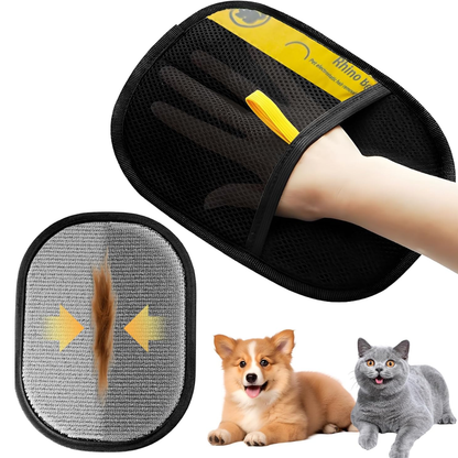 Guante electrostático quita pelos y pelusas